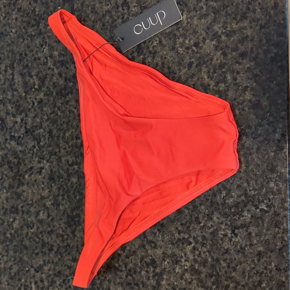 NWT Cuup swim bottom: style: Bikini, color: Lava, size: 2SM